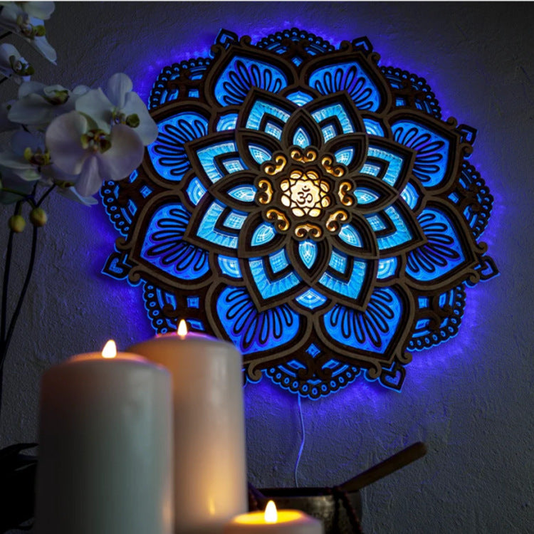 Mandala Yoga Room Night Light