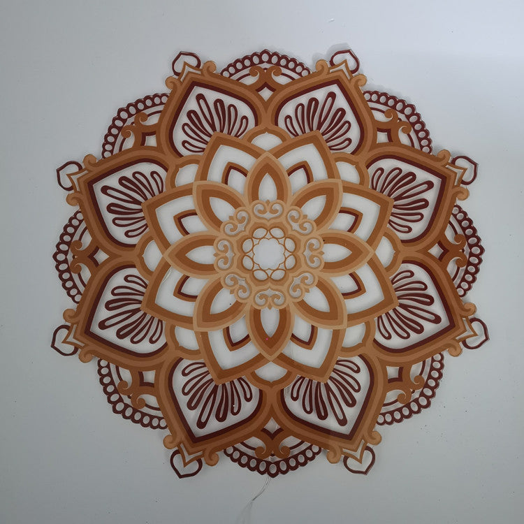 Mandala Yoga Room Night Light