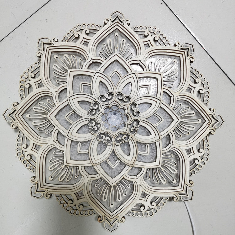 Mandala Yoga Room Night Light