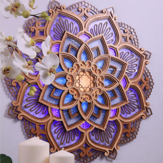 Mandala Yoga Room Night Light